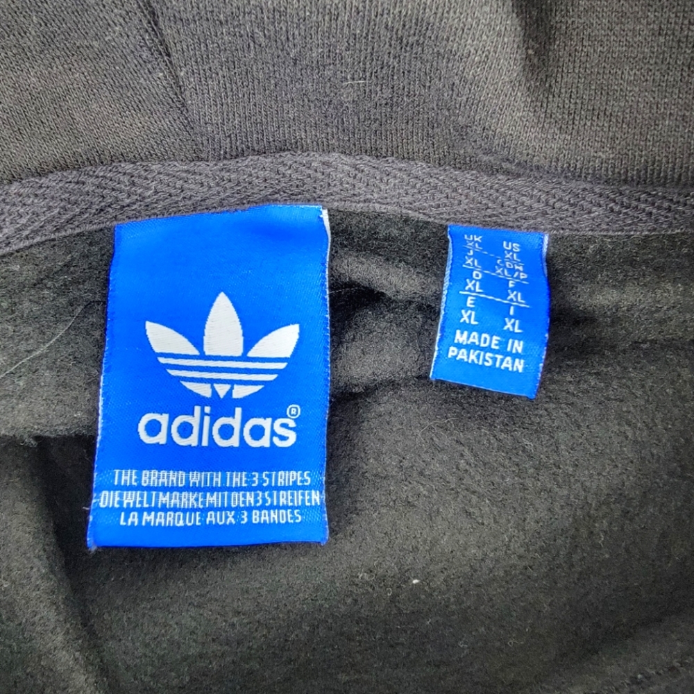Adidas Hoodie Black Kanga Pocket XL - Picture 5 of 5